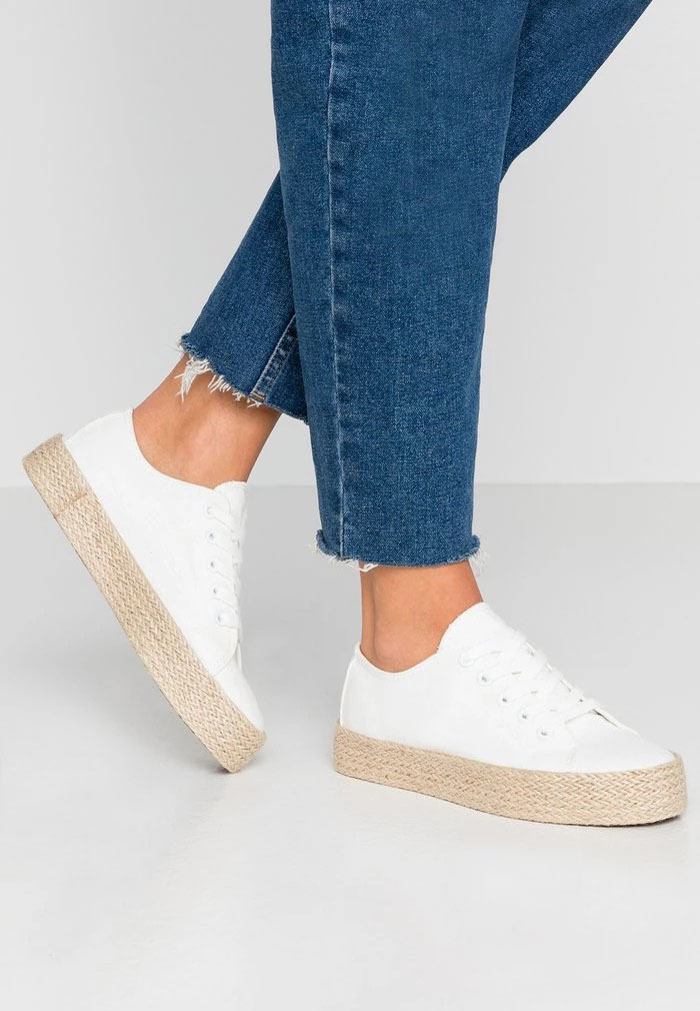 Chaussure Basse ANNA FIELD Anna Field Espadrilles Blanche Femme | BSR-9376346